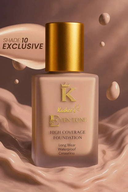 Kashee's Eventone High Coverage Foundation+Free Gift (Kashees Compact Powder).